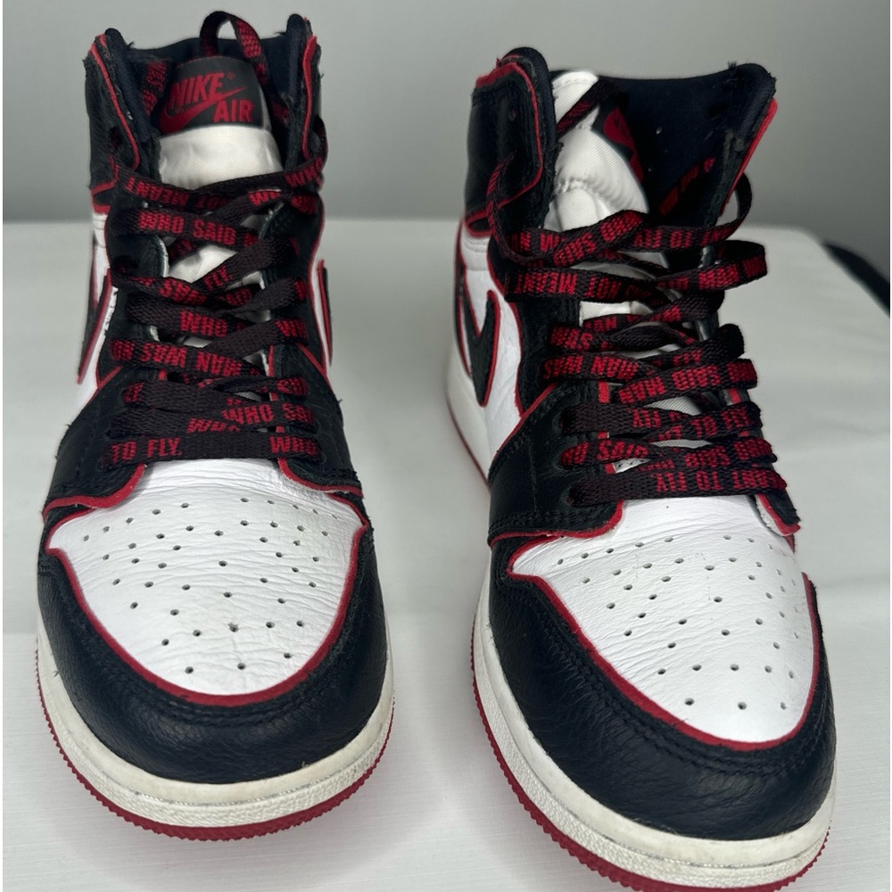 Nike Air Jordan Who Says Man Was Meant To Fly Sneakers Size 6Y High Top